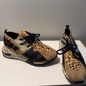 Steve Madden Leopard and Black Women's Sneakers